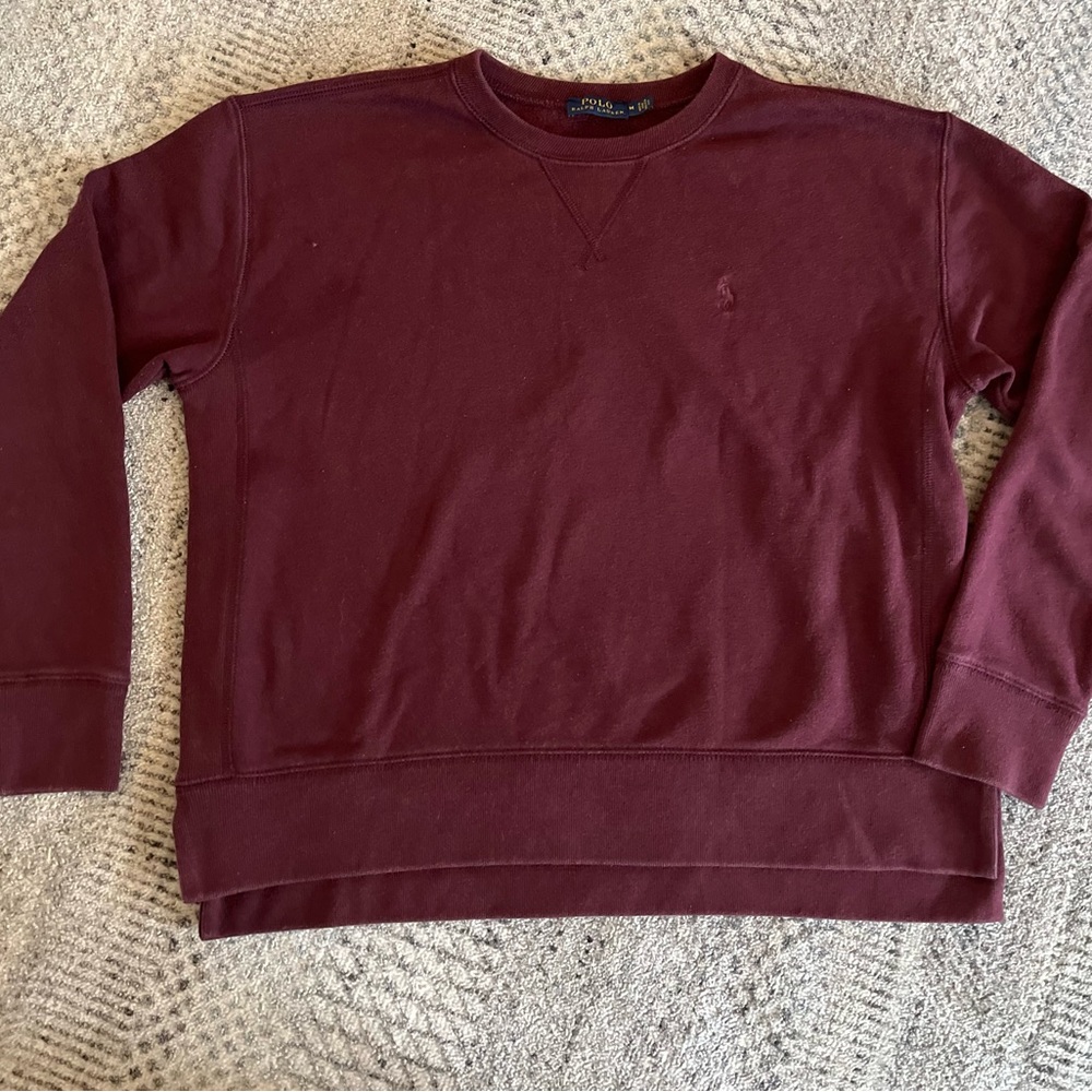 Ralph Lauren vintage Burgundy crewneck Sweatshirt